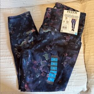 RBX Squat Proof Ankle Length Legging w/Floating Pockets and Satin Stitch Size XL
